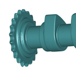 NordicBase 3D-Skanning Mekanisk deler Skann 04 Visualisering STL 03